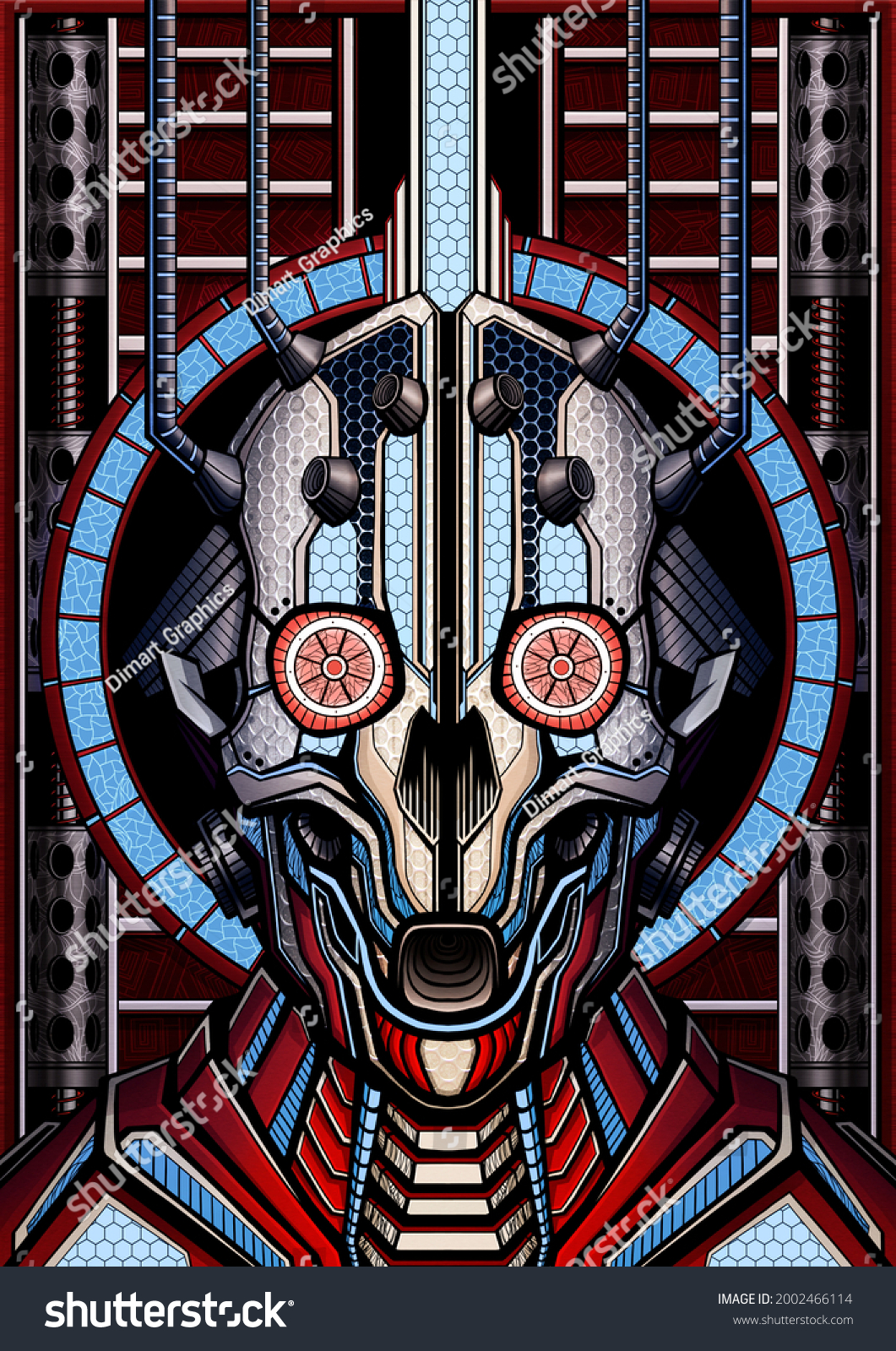 Detail Biomechanical Graffiti Nomer 28