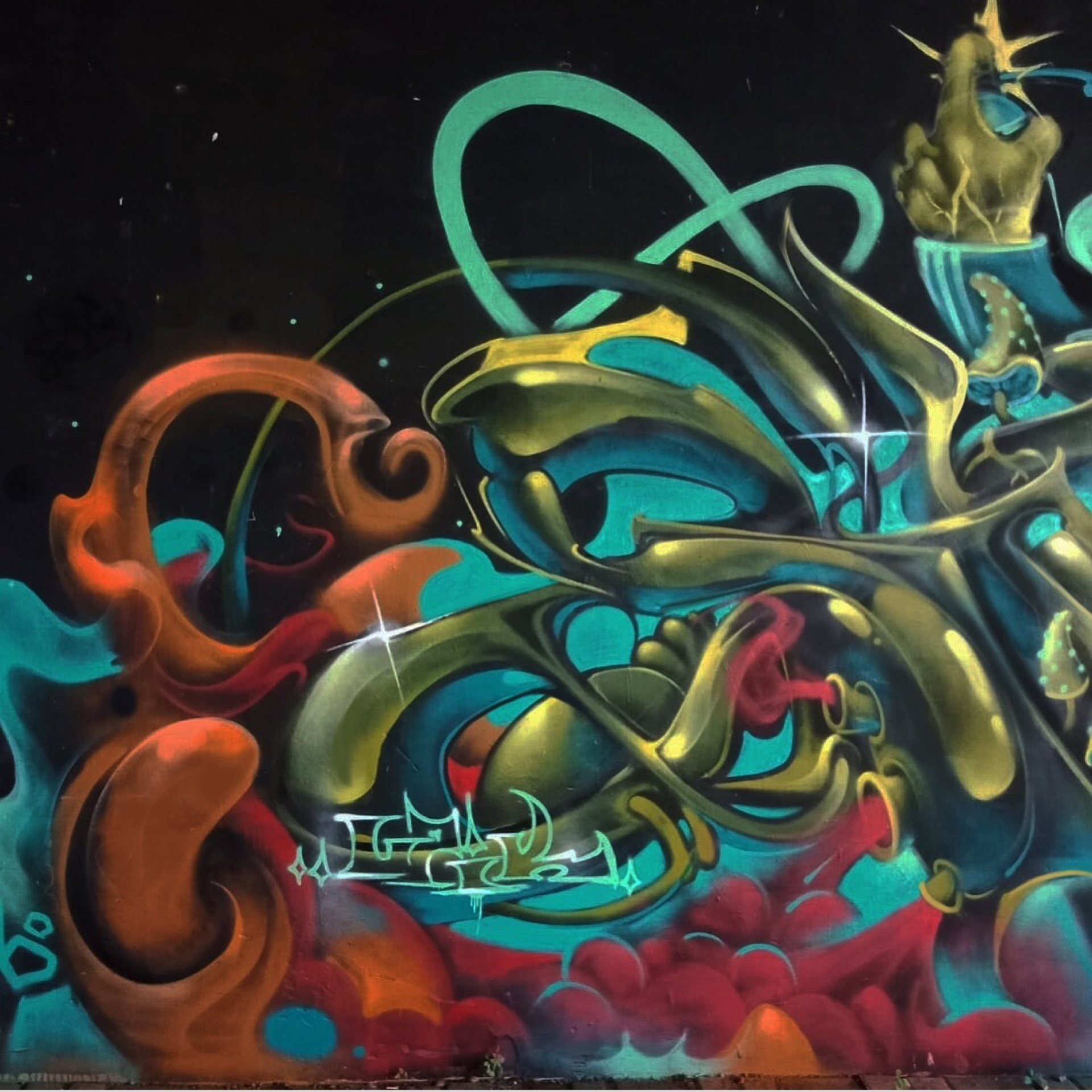 Detail Biomechanical Graffiti Nomer 39