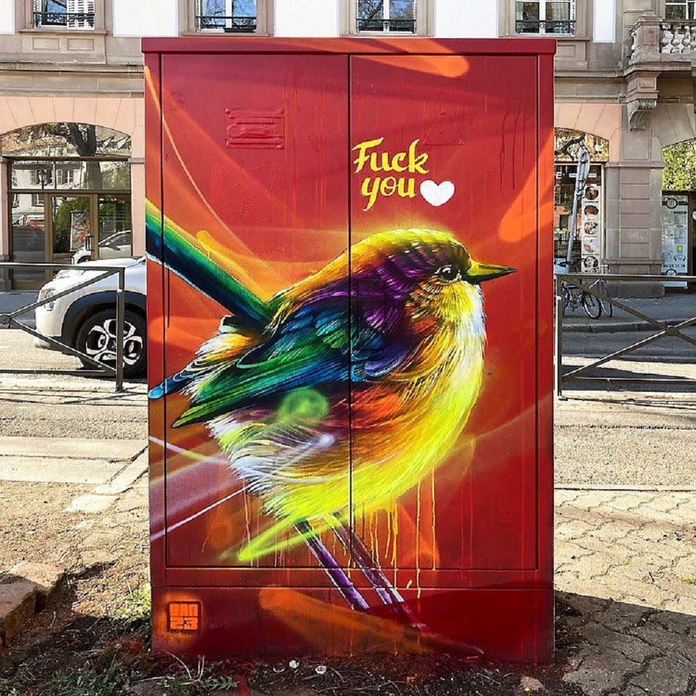 Detail Bird Graffiti Nomer 25