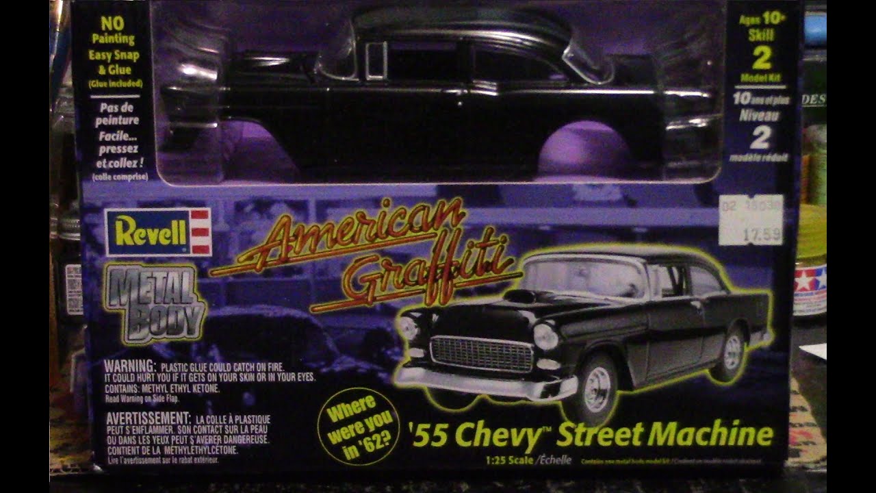 Detail Black 55 Chevy American Graffiti Nomer 28