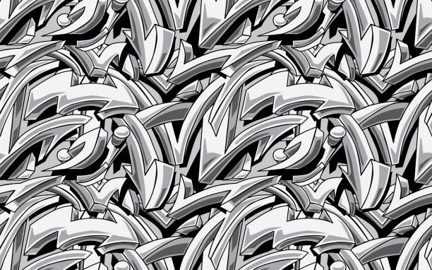 Detail Black And Grey Graffiti Wallpaper Nomer 38