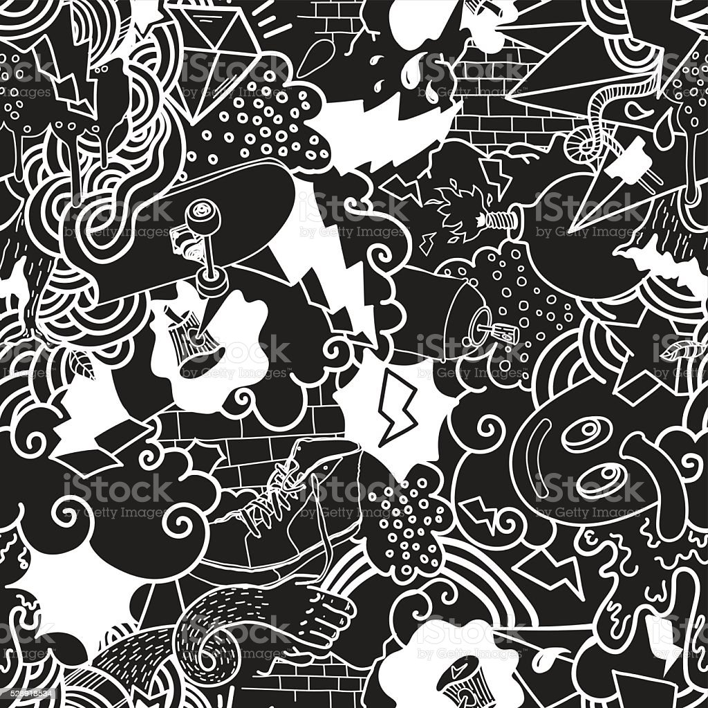 Detail Black And White Graffiti Wallpaper Nomer 49