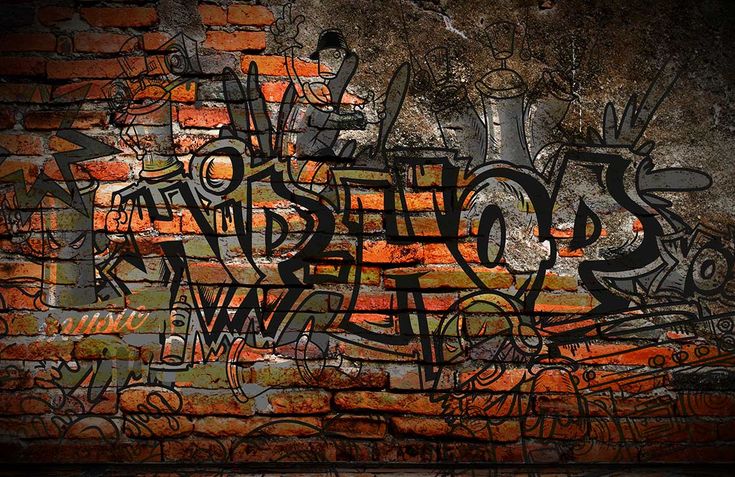 Detail Black Graffiti Powerpoint Nomer 47