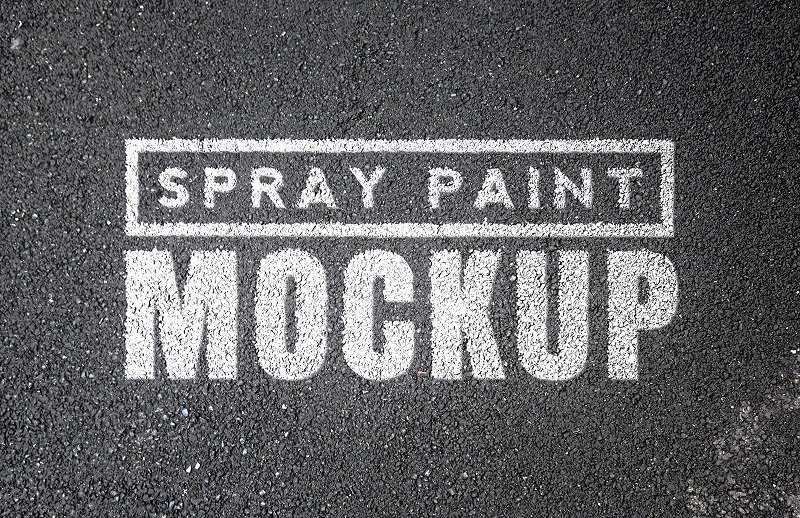Detail Black Paper With Graffiti Marker Mockup Nomer 44