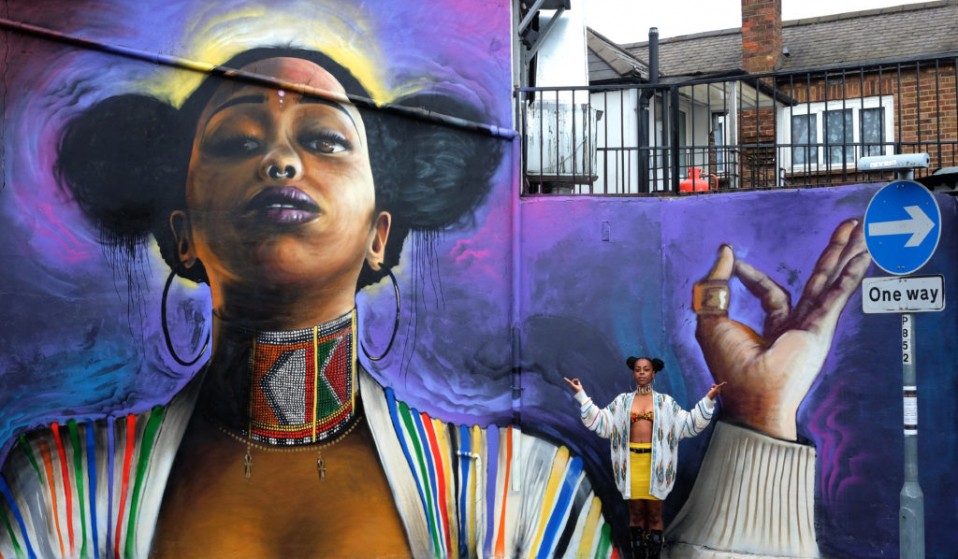 Black Woman Graffiti - KibrisPDR