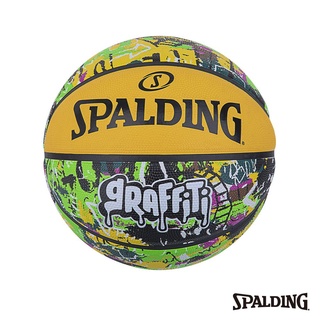 Detail Bola Basket Spalding Nba Graffiti Rubber Sz7 Bb Black Gold Nomer 47