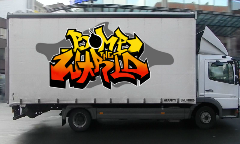 Bomb The World Graffiti - KibrisPDR