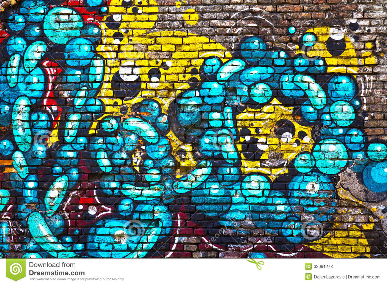 Detail Brick Graffiti Nomer 13