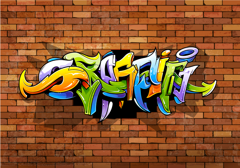 Detail Brick Graffiti Nomer 49