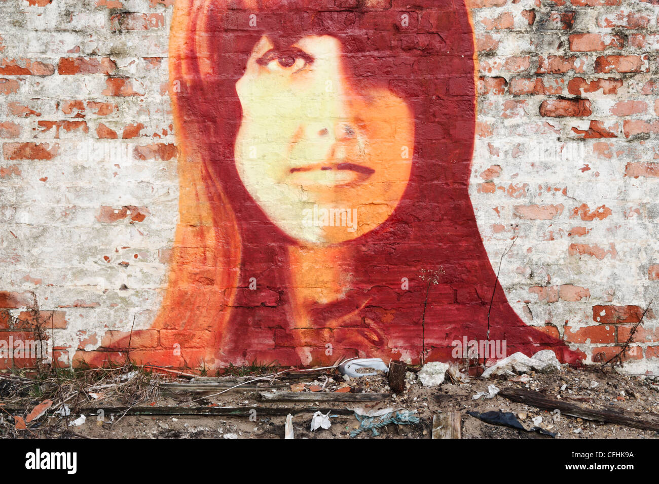 Detail Brick Wall Graffiti Prtrait Nomer 17