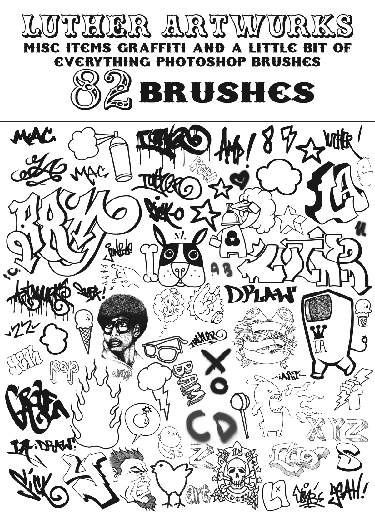 Detail Brush Photoshop Graffiti Nomer 39
