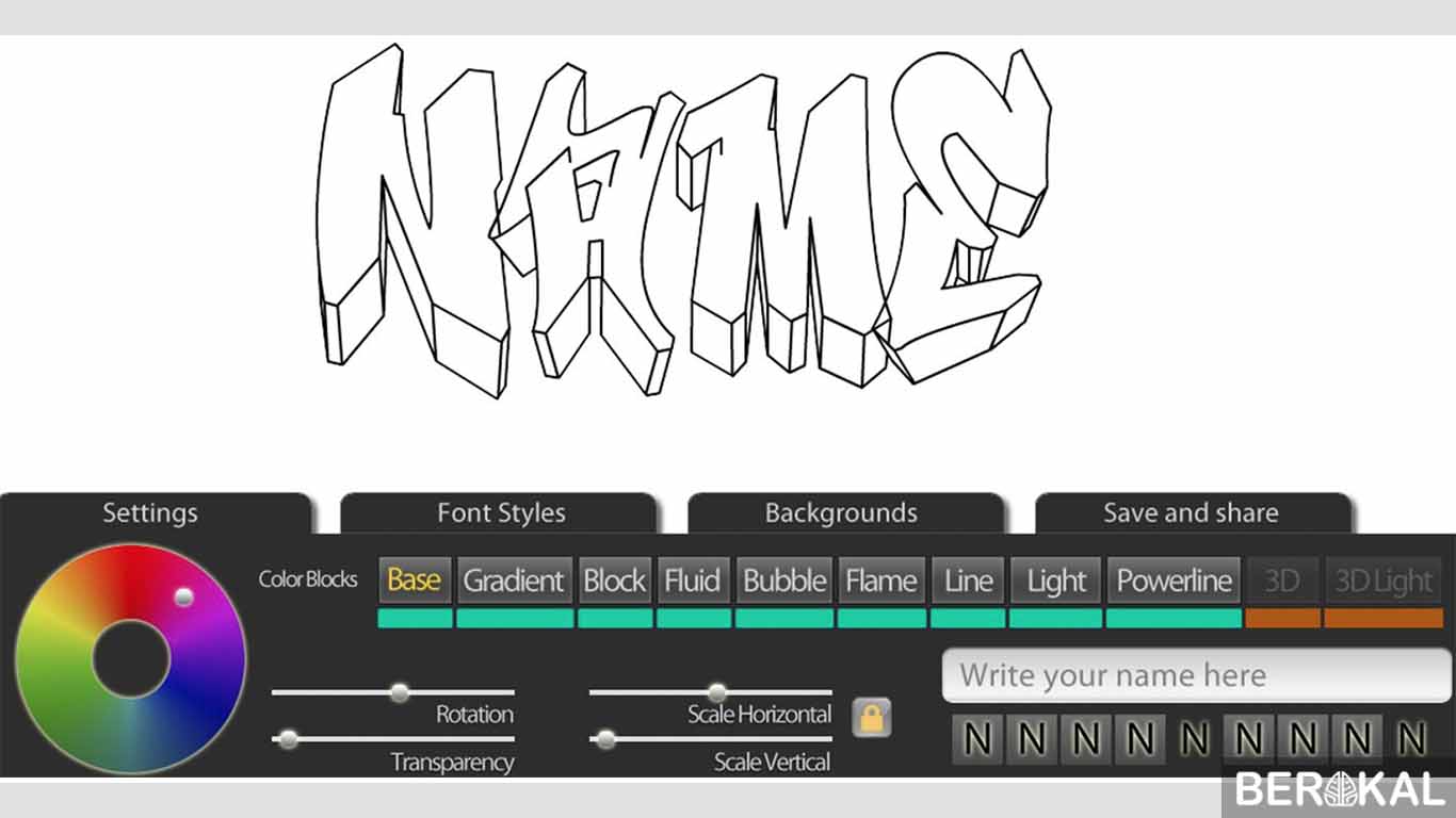 Detail Buat Graffiti Nama Kodiak Nomer 28