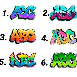 Detail Bubble Graffiti Name Alone Nomer 13