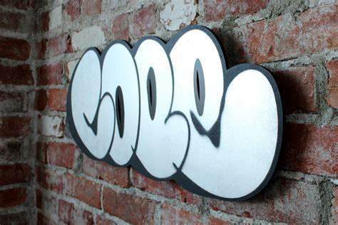 Detail Bubble Graffiti Name Alone Nomer 3