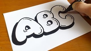 Detail Bubble Graffiti Name Alone Nomer 23