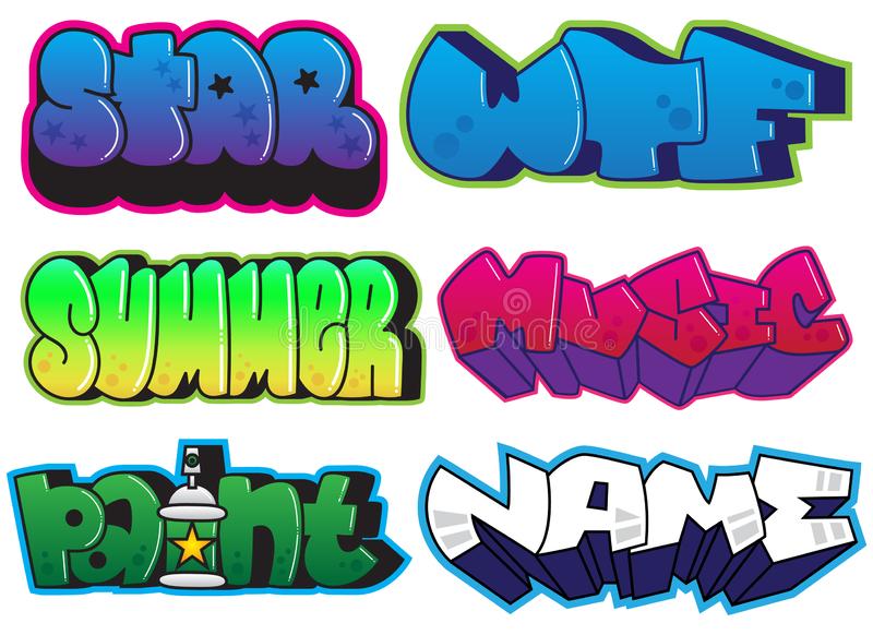 Detail Bubble Graffiti Name Alone Nomer 32