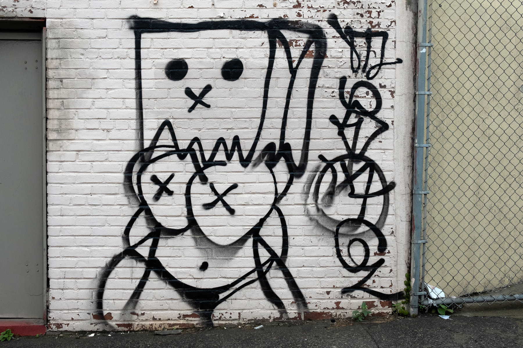 Detail Bubble Graffiti Name Alone Nomer 47