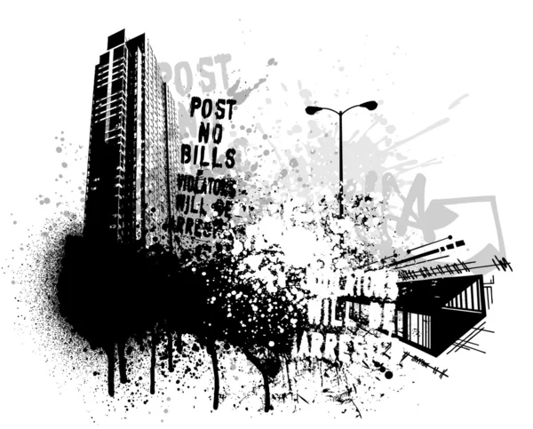 Detail Building Vector Graffiti Nomer 3