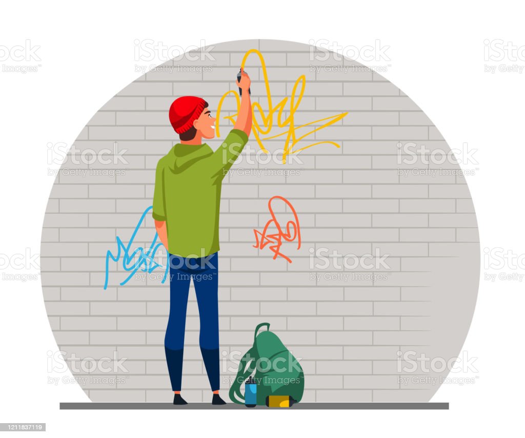 Detail Building Vector Graffiti Nomer 52