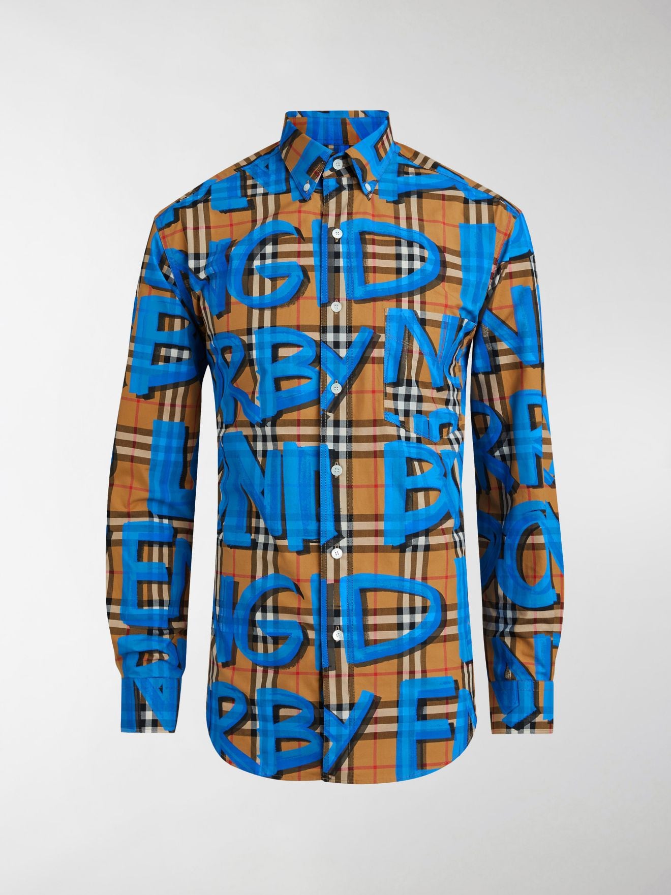 Detail Burberry Camel Graffiti Sneakers Nomer 8