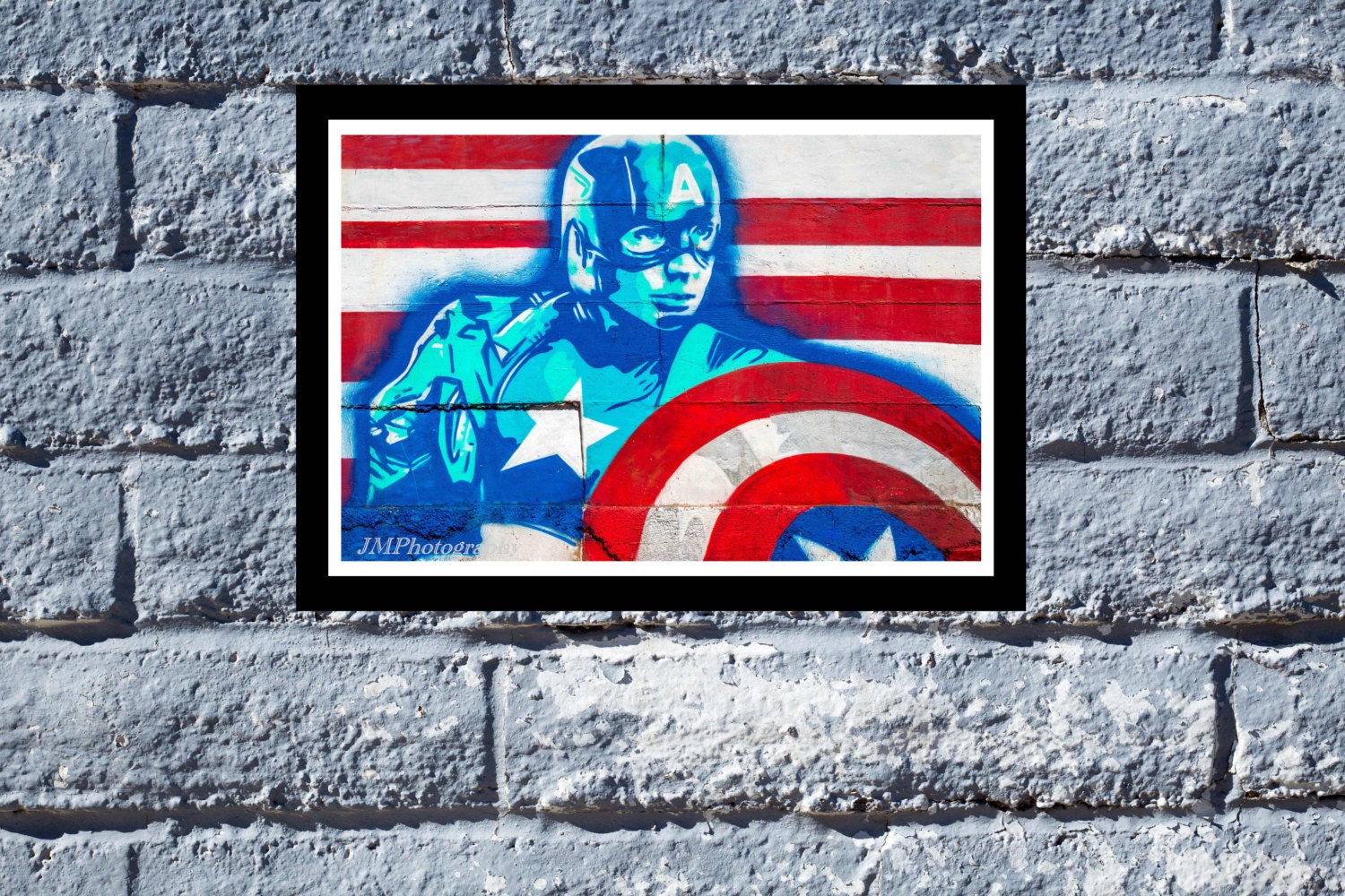 Detail Captain America Graffiti Nomer 19