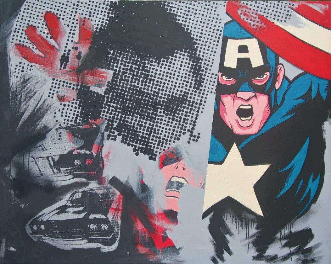 Detail Captain America Graffiti Nomer 47