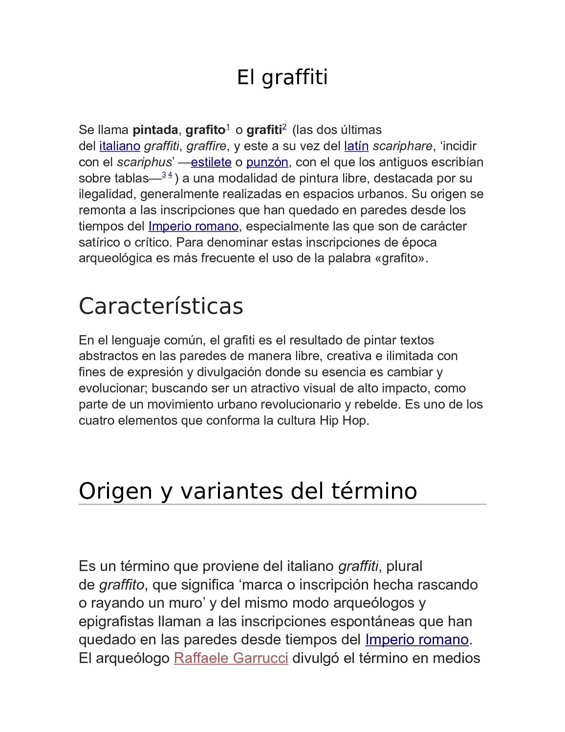 Detail Caracteristicas Del Graffiti Nomer 6