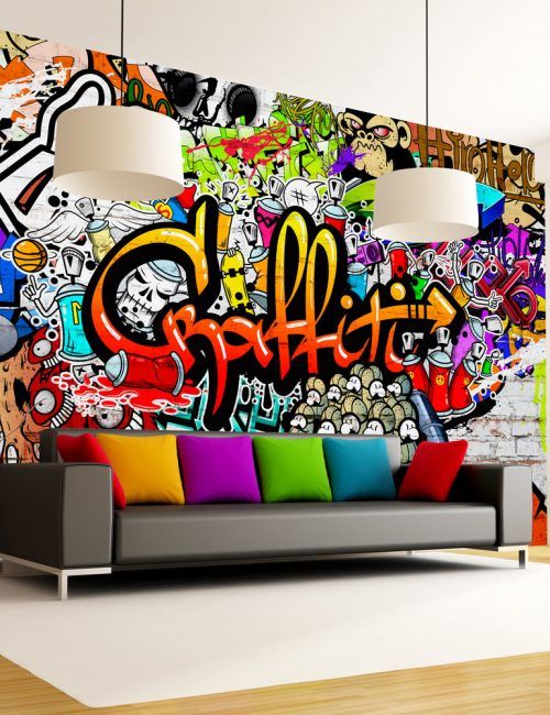 Carta Da Parati Murales Graffiti - KibrisPDR