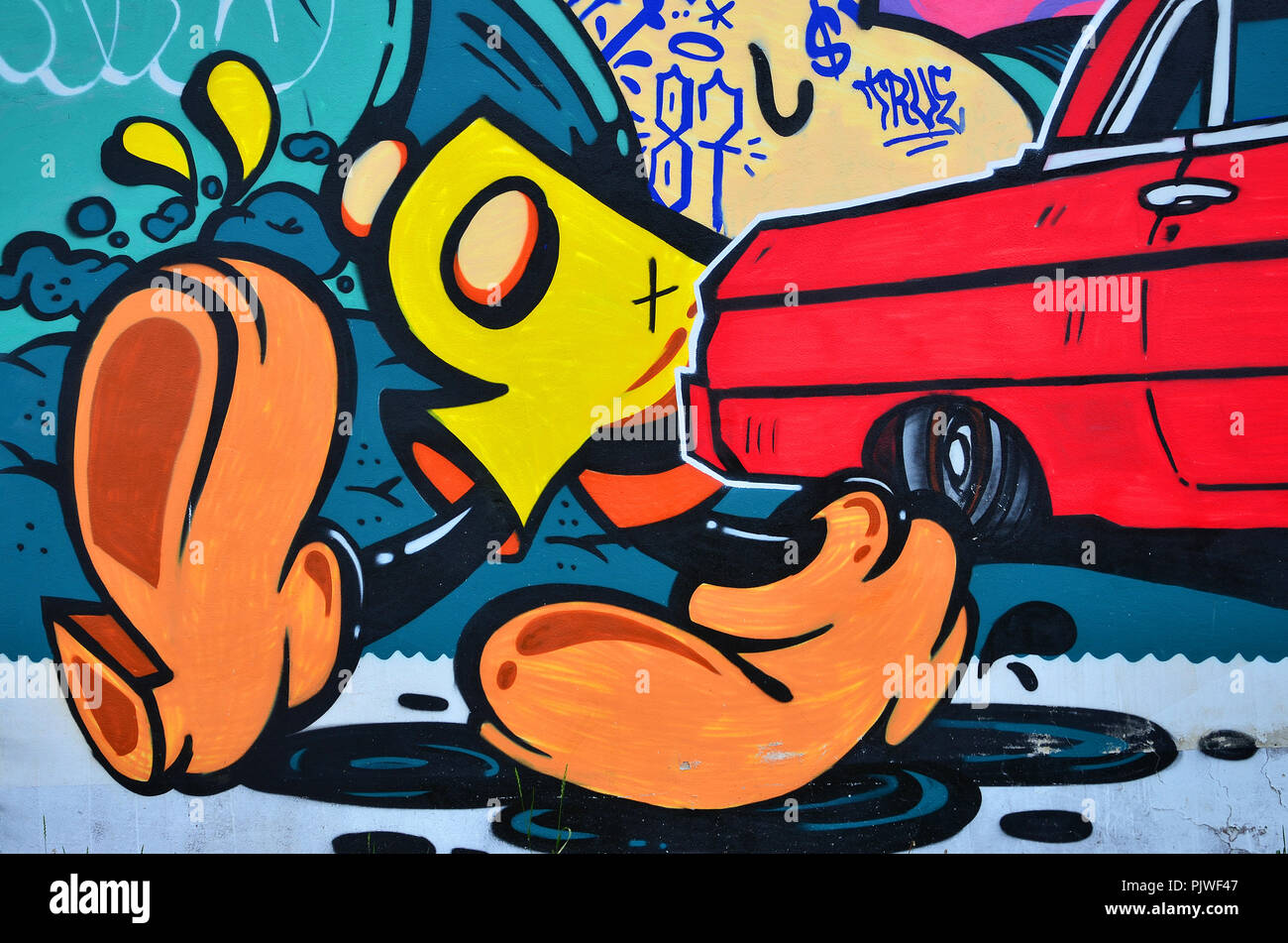 Detail Cartoon Graffiti Art Nomer 4