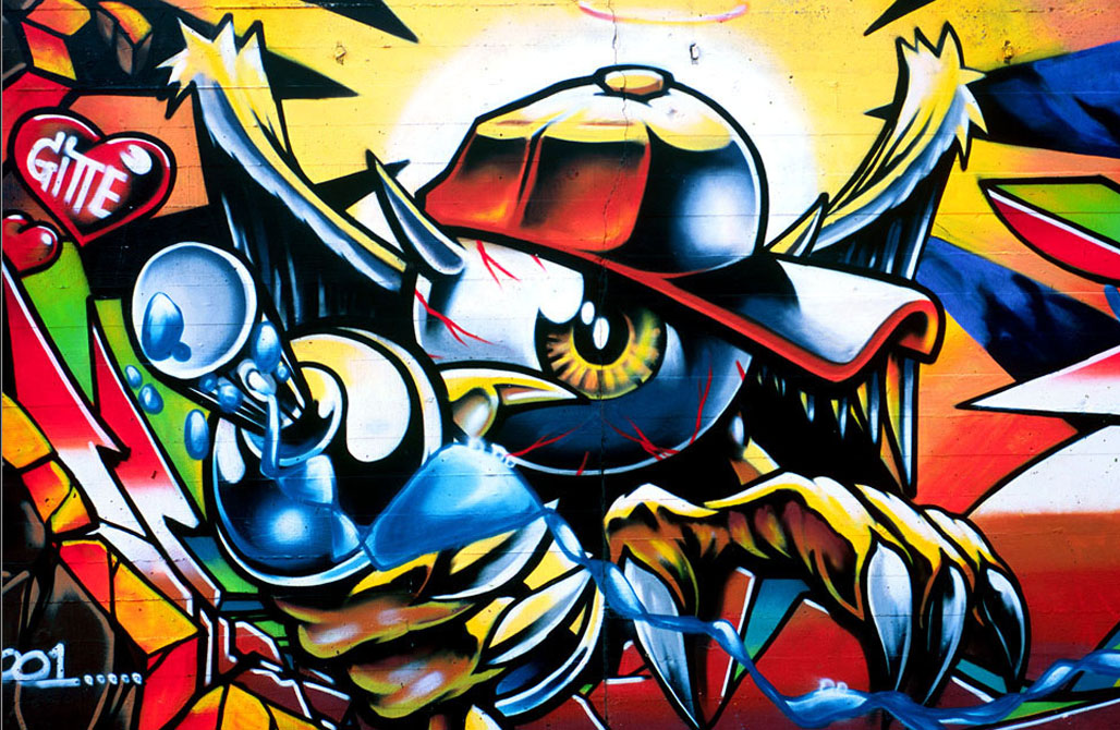 Detail Cartoon Graffiti Wallpaper Nomer 32