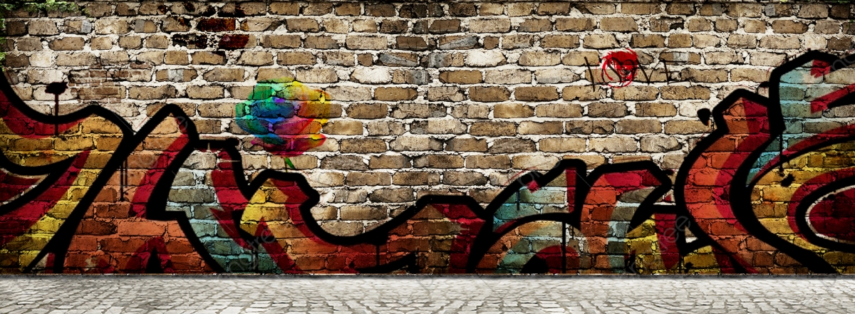 Detail Cartoon Mural Graffiti Background Nomer 26