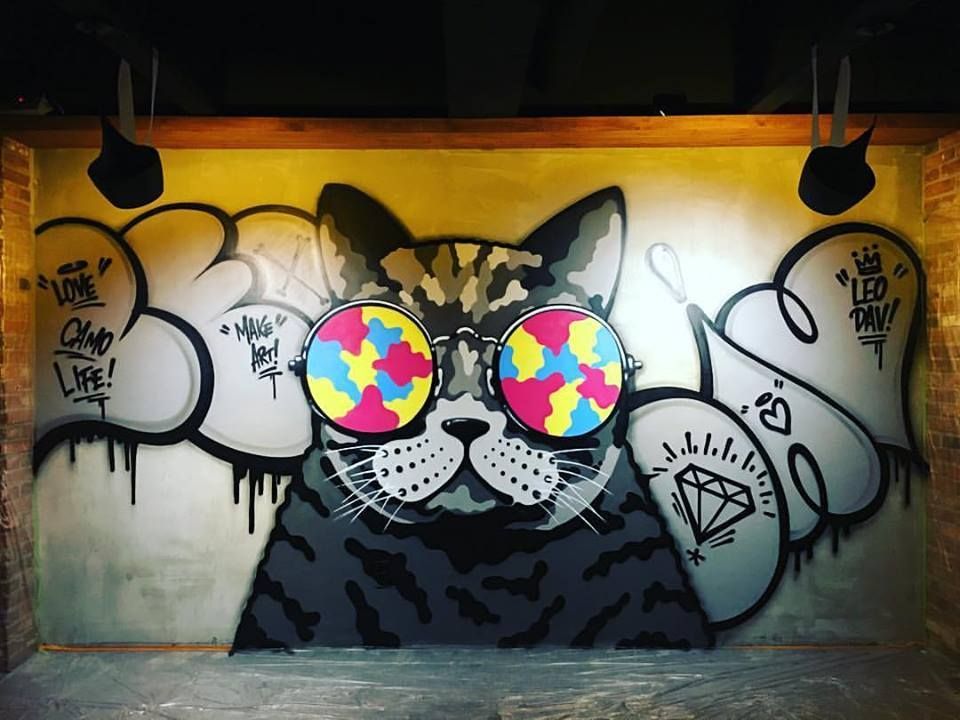 Detail Cat Graffiti Nomer 7