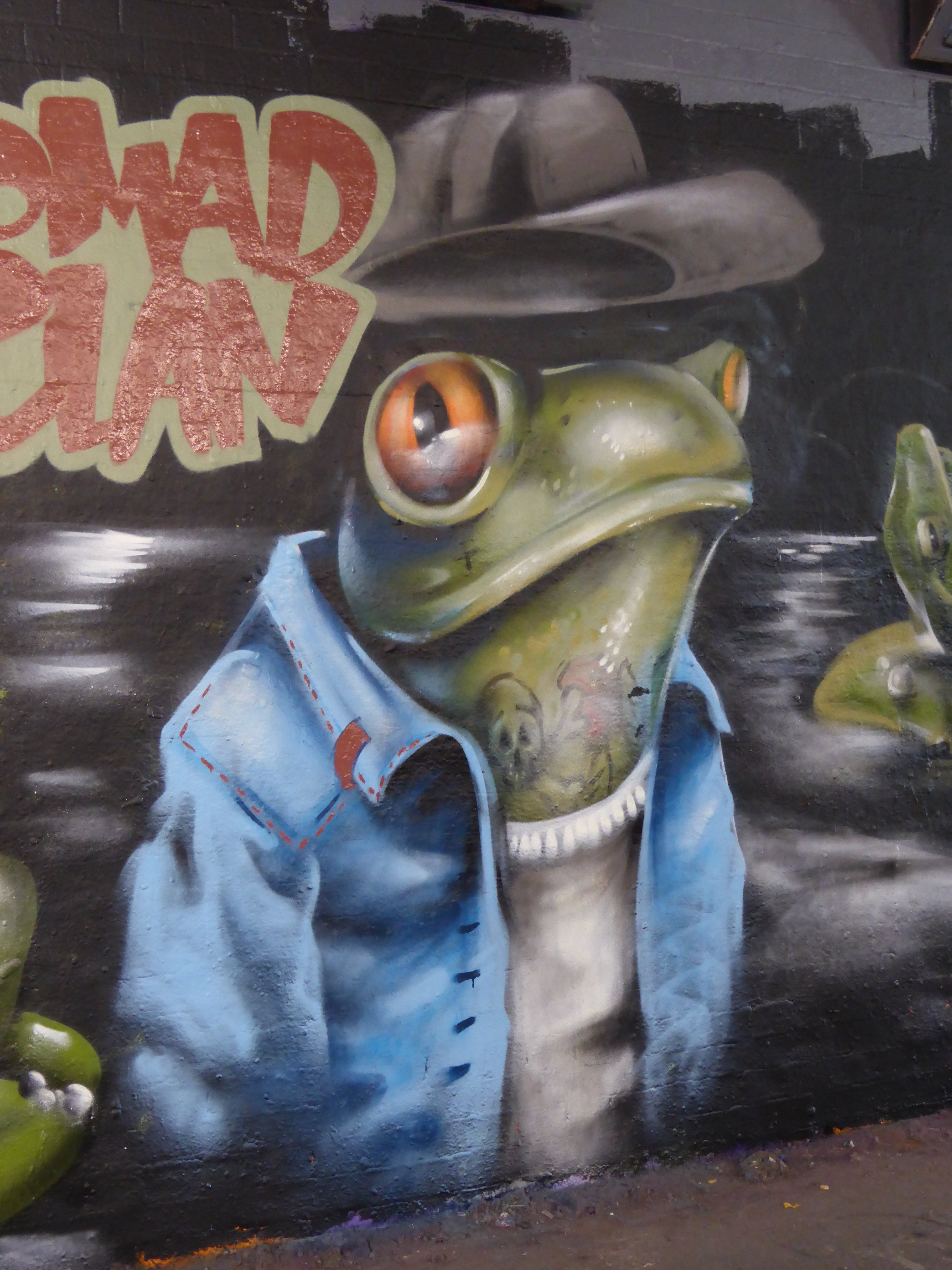 Detail Character Graffiti Frog Nomer 10