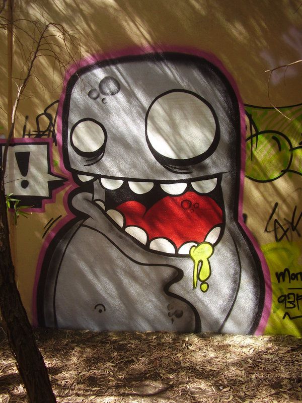 Detail Character Graffiti Monster Nomer 7