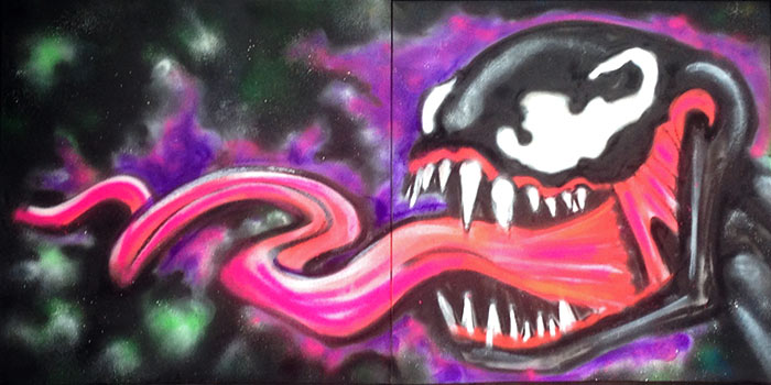 Detail Character Graffiti Venom Nomer 18