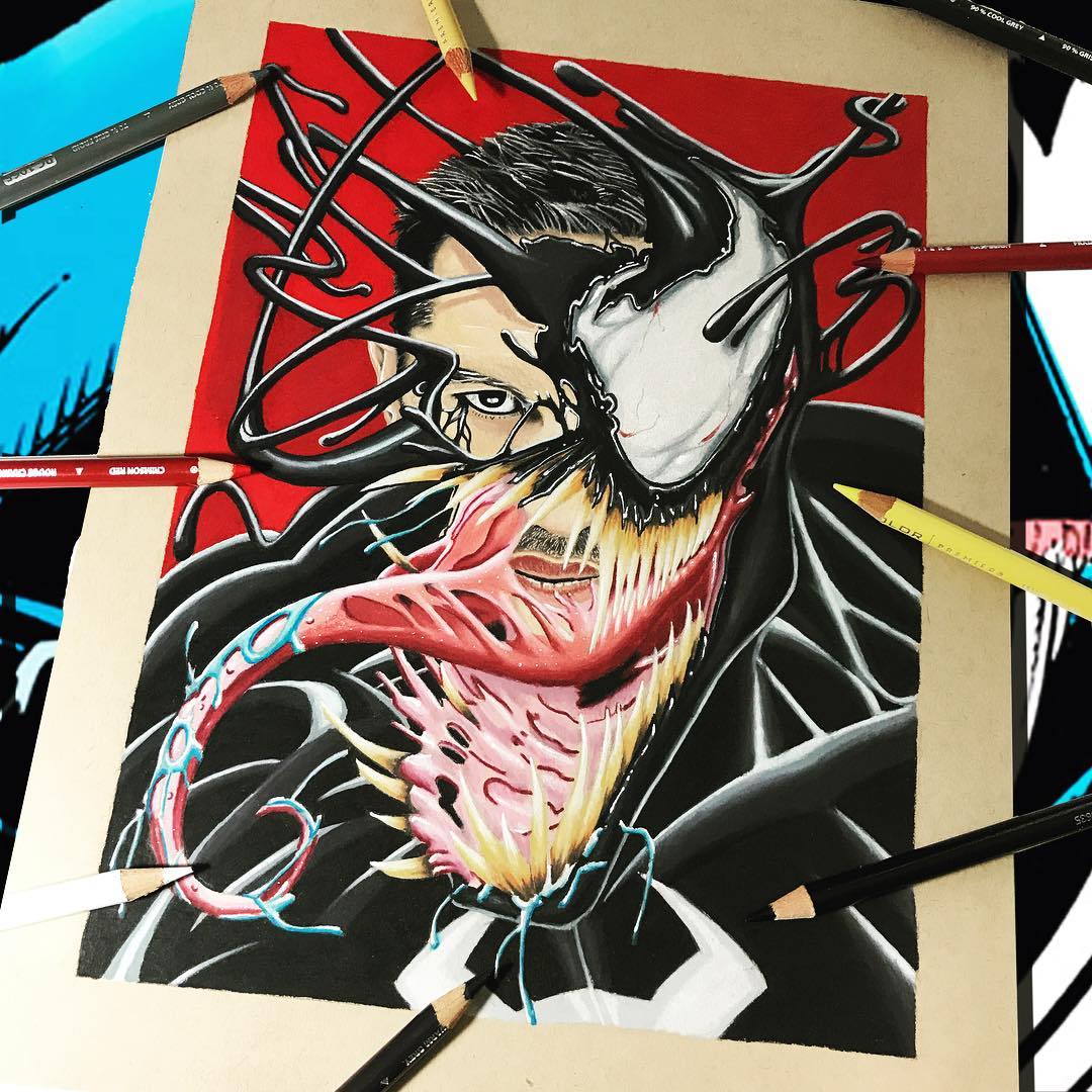 Detail Character Graffiti Venom Nomer 23