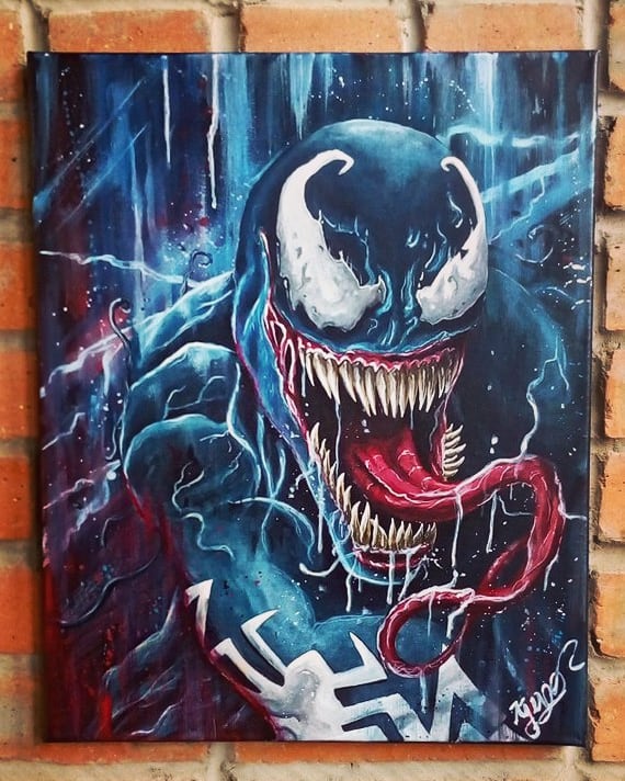 Detail Character Graffiti Venom Nomer 36