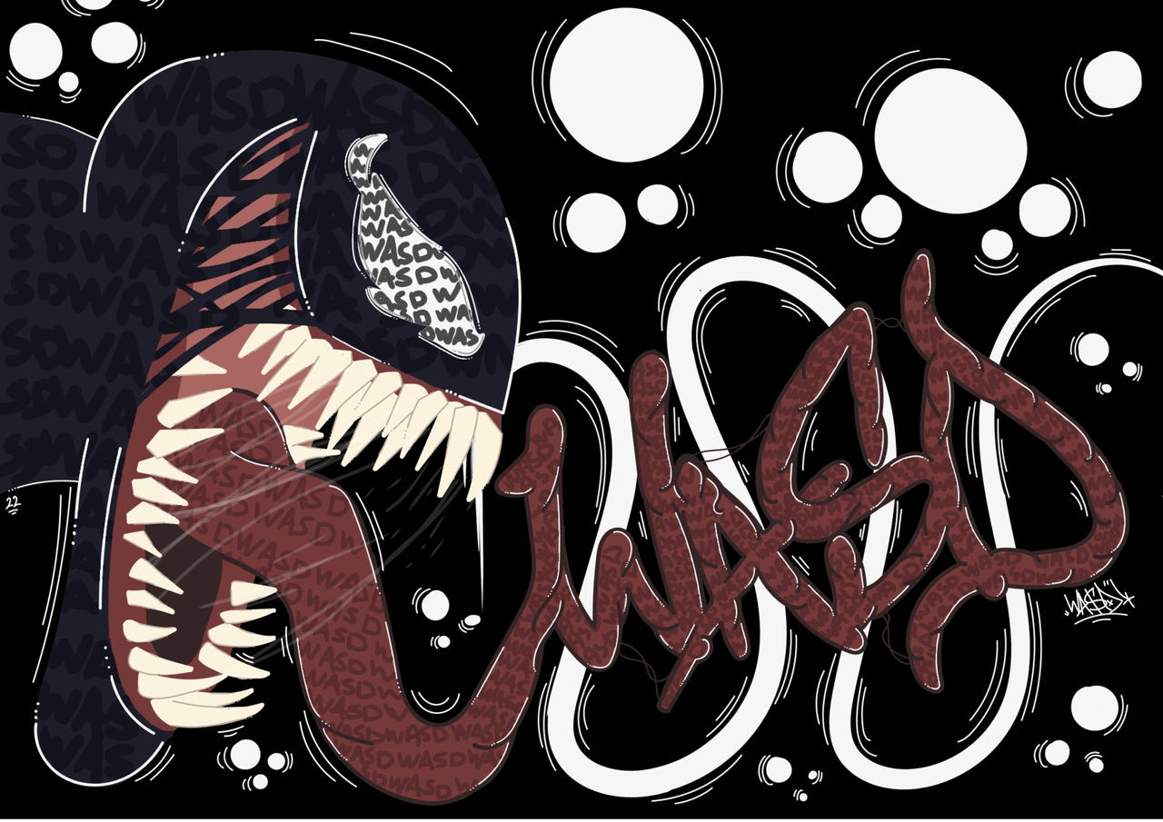 Detail Character Graffiti Venom Nomer 6