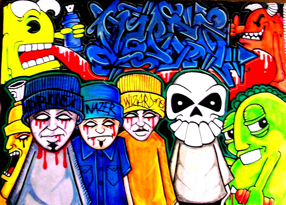 Detail Character Graffiti Wizard Nomer 34