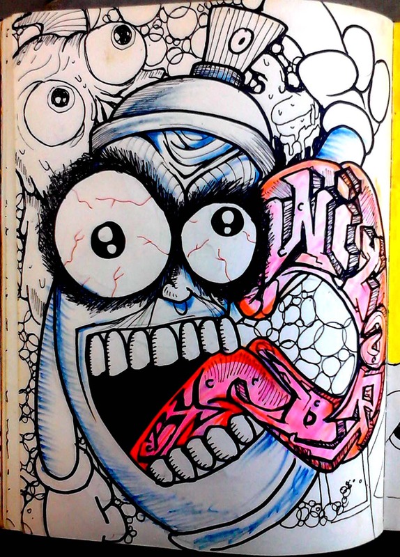 Detail Character Graffiti Wizard Nomer 45