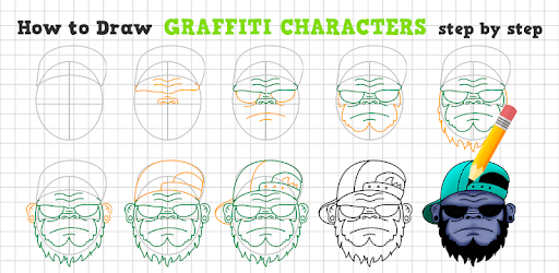 Detail Character Sketch Graffiti Nomer 33