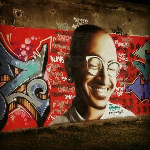 Detail Chester Bennington Graffiti Nomer 11