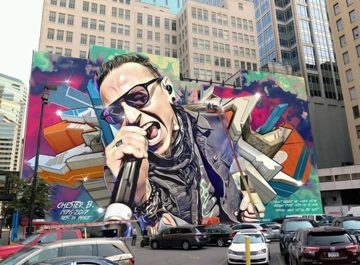 Detail Chester Bennington Graffiti Nomer 14