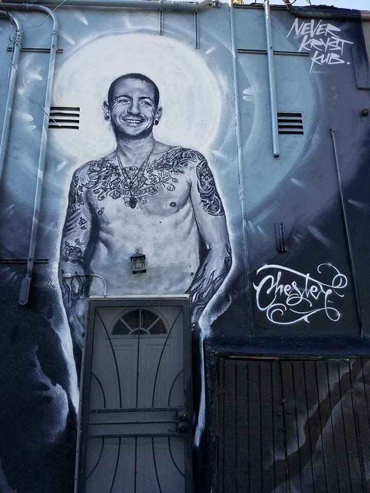 Detail Chester Bennington Graffiti Nomer 17