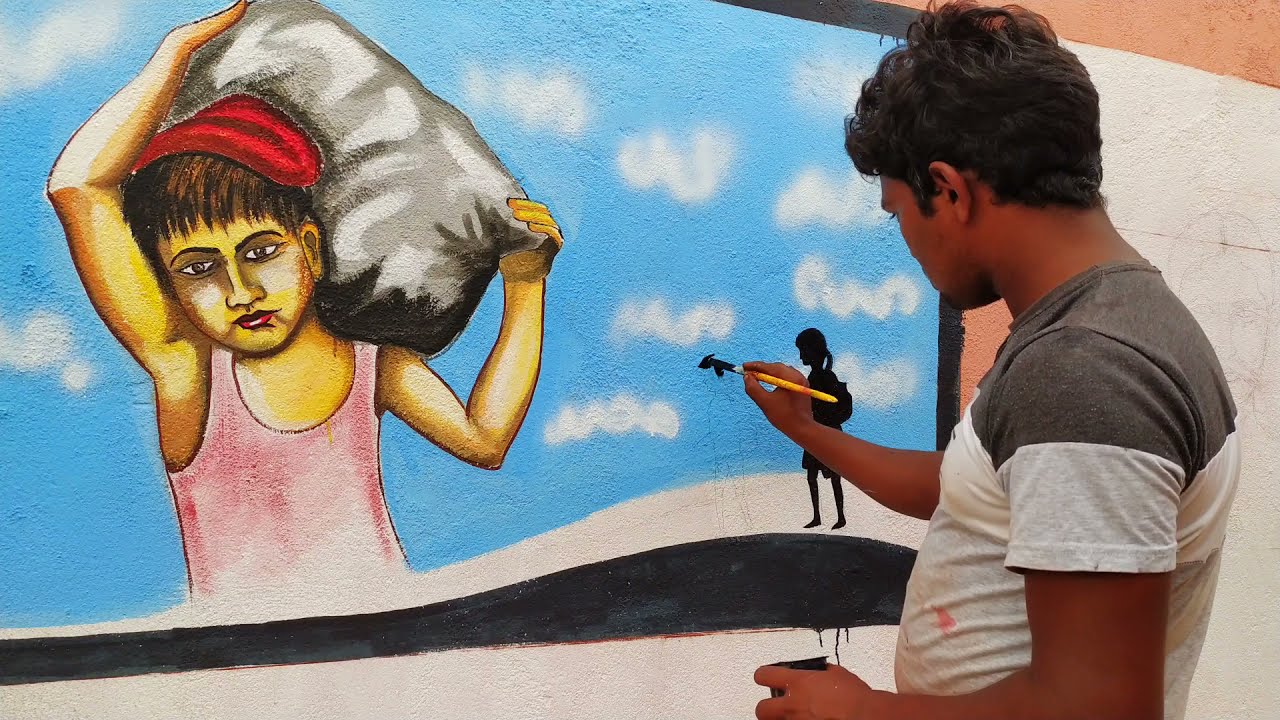 Detail Child Labour Graffiti Nomer 32