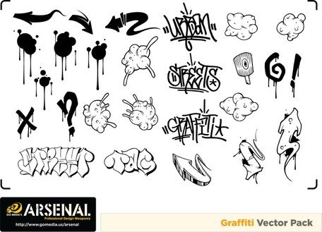 Clipart Vector Graffiti - KibrisPDR