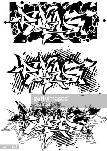 Detail Clipart Vector Graffiti Nomer 12