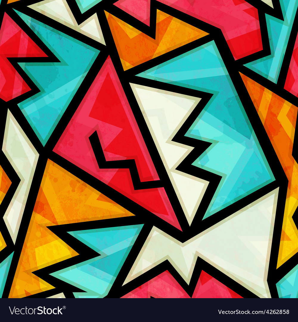 Detail Colorful Graffiti Pattern Nomer 4