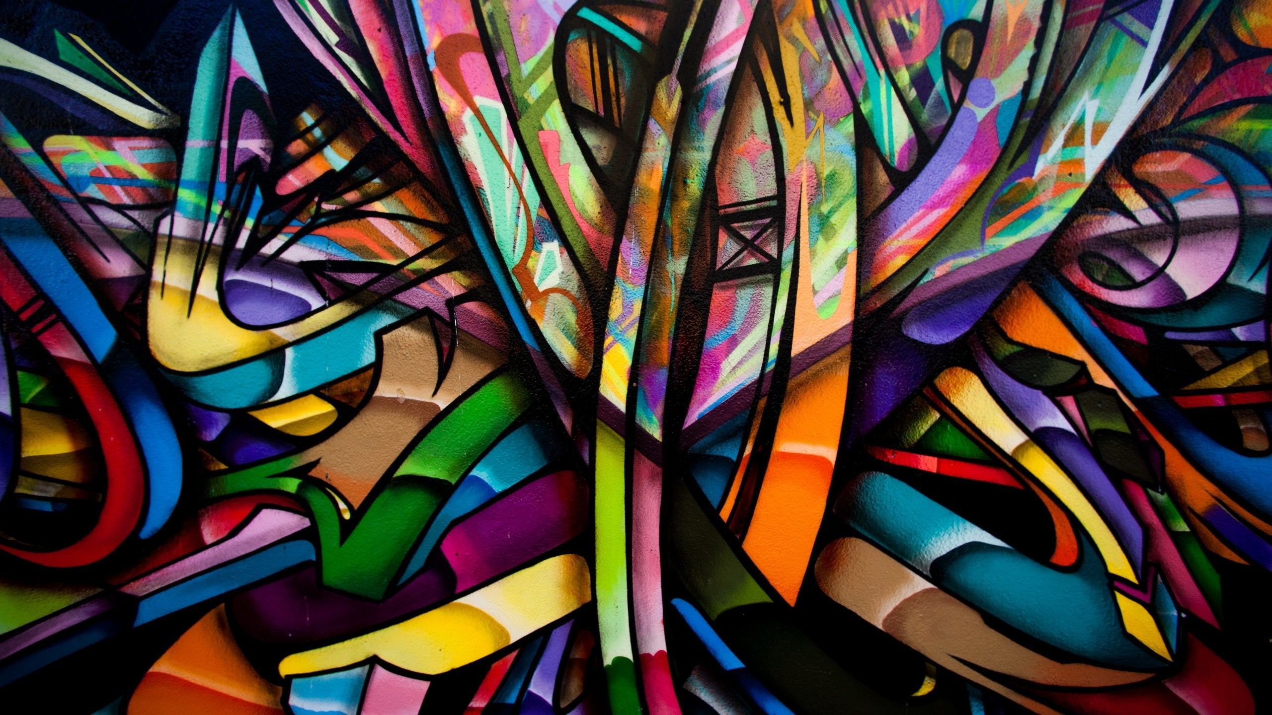 Detail Colorful Graffiti Pattern Nomer 38