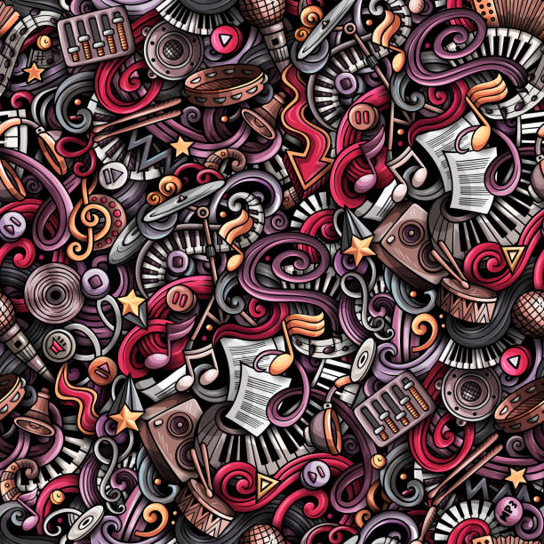 Detail Colorful Graffiti Pattern Nomer 48